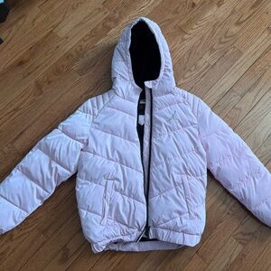 Jordan Light Pink and Black Puffer Jacket